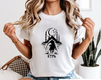 Gokturk Warrior Shirt, Turkish History Tee, Islamic Ottoman Graphic Tshirt, Muslim Gift