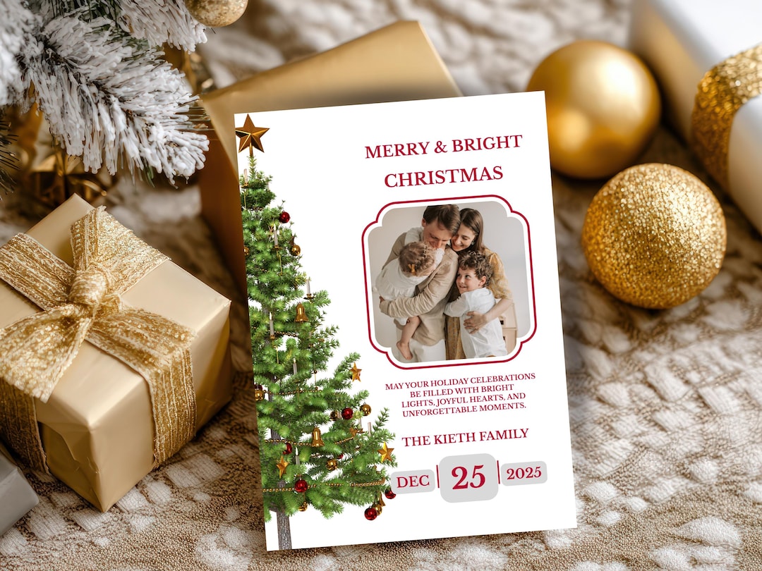 Customizable Family Greeting Card | Printable 5x7 and Mobile Version ...