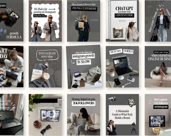 Modern Aesthetic Instagram Templates, Social Media Agency Kit, IG Carousel Posts, Coaching Instagram Templates, Storytelling Posts,SMM Viral