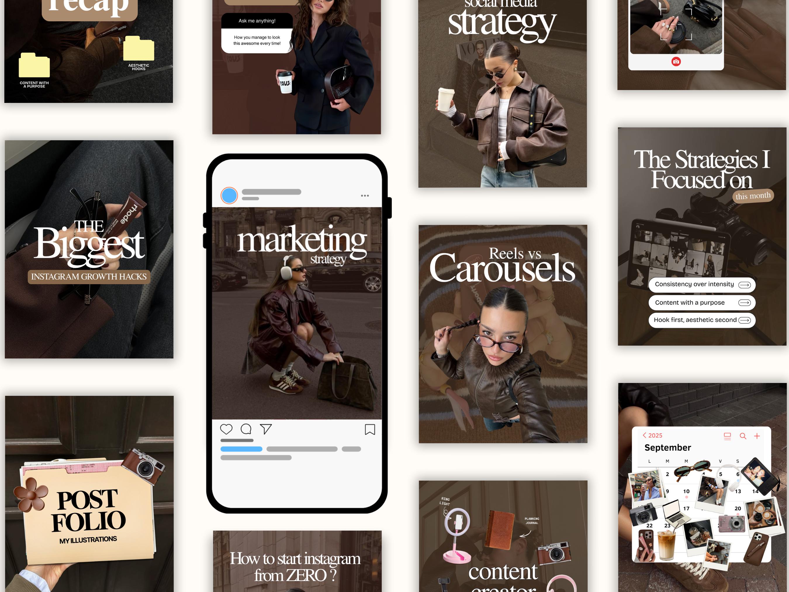 Trendy Ios Core Instagram Coaching Templates, Digital Marketing Posts ...