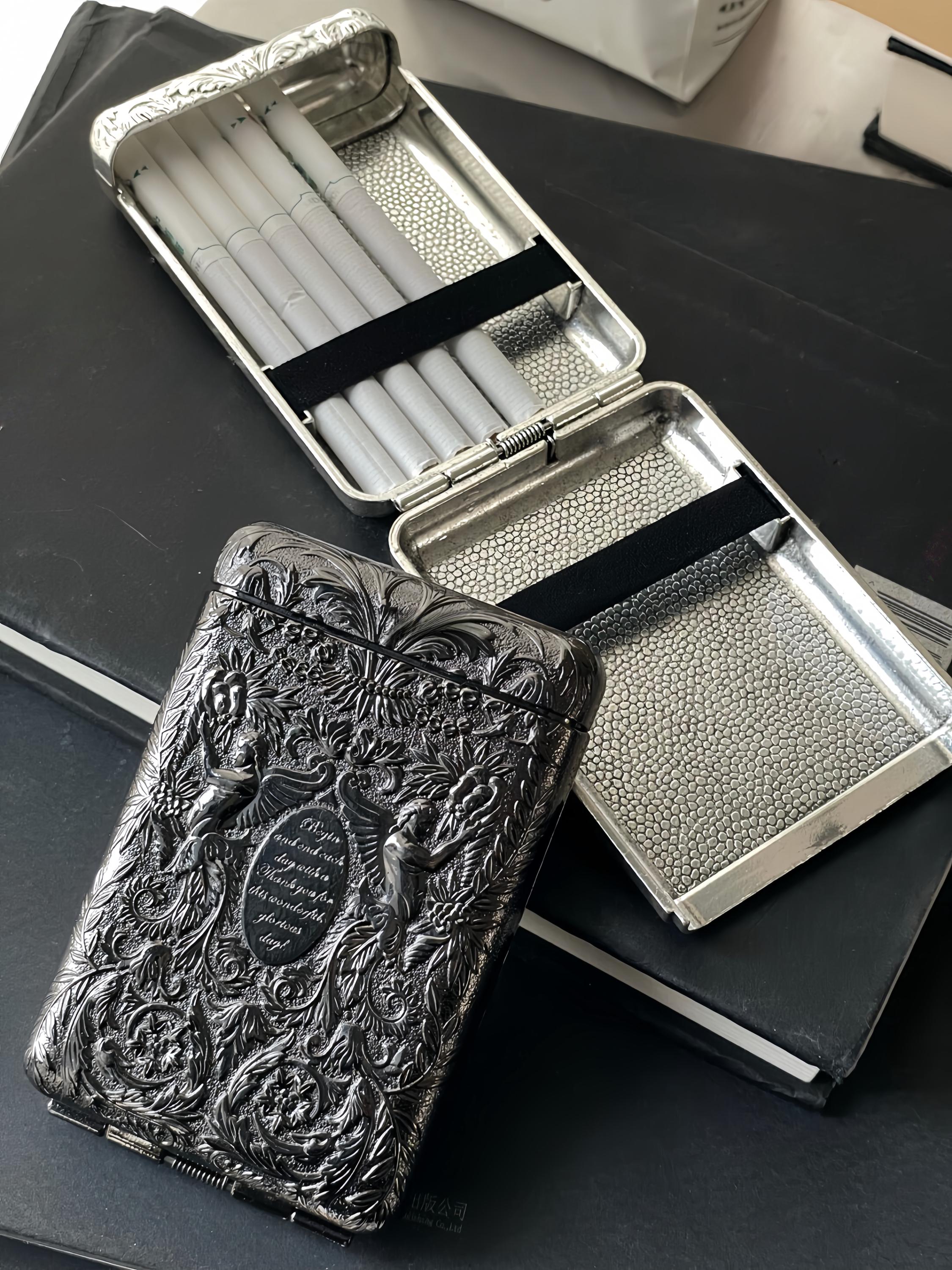 vintage cigarette cases for men Men Cigarettes Case Vintage