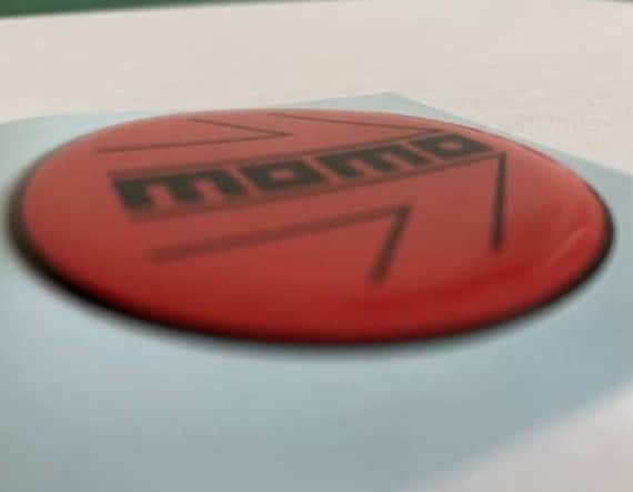 Momo Car Steering Wheel Badge Insert Gear Knob Emblem All Colour