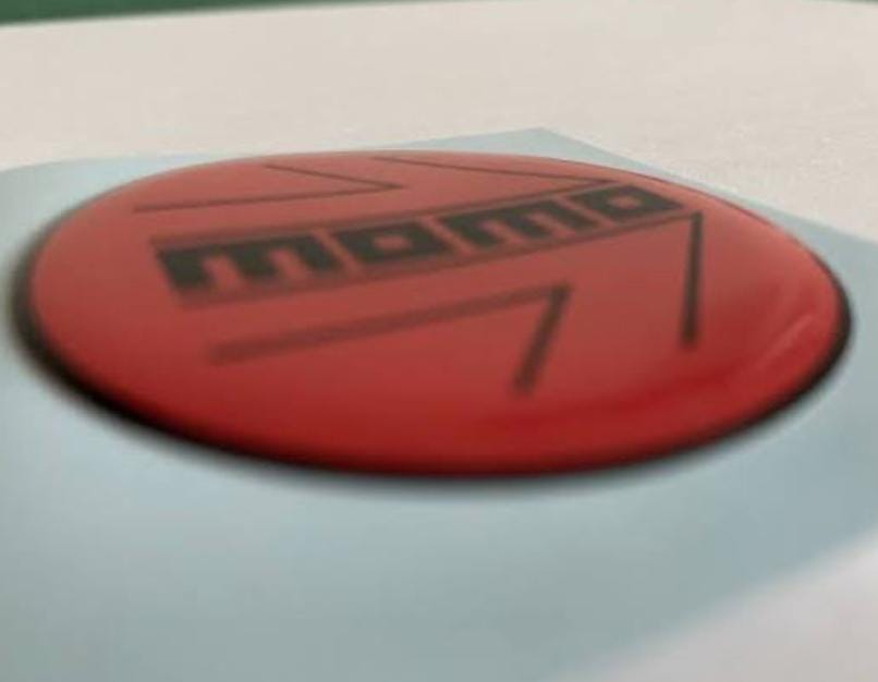 Momo Car Steering Wheel Badge Insert Gear Knob Emblem All Colour