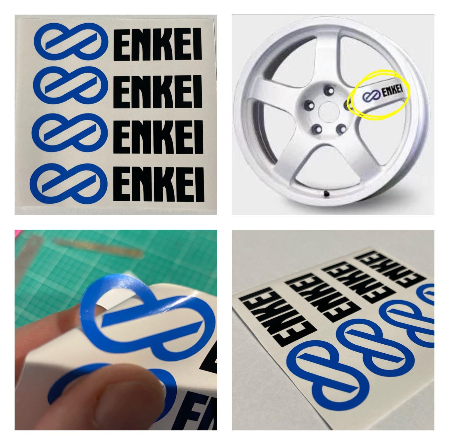 Enkei wheel sticker - Etsy 日本