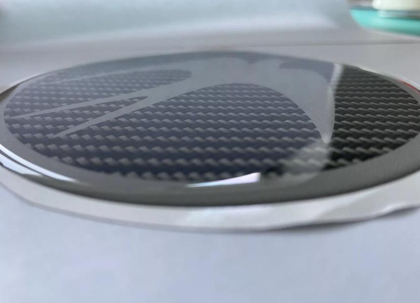 thumbnail image 2 of Pair Of Bailey Caravan Alloy Wheel Centre Cap Stickers – 55mm Silver Blue X2 2 of 5