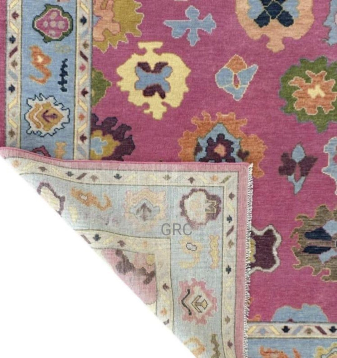 Pink Japanese Rug Handmade Pink Oriental Rug: Boho Tribal Kilim Style, Eclectic Decor - Etsy