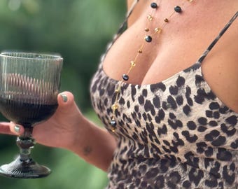 Gehäkelte Perlenkette Armband: Handgemachter Boho Schmuck