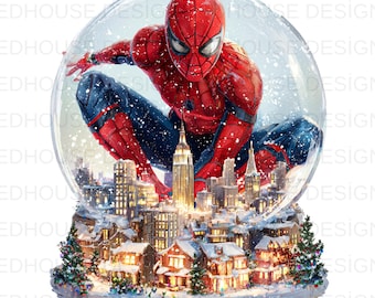 8 Spiderman Watercolor PNG: Splash Art, High-Resolution (Digital Download)