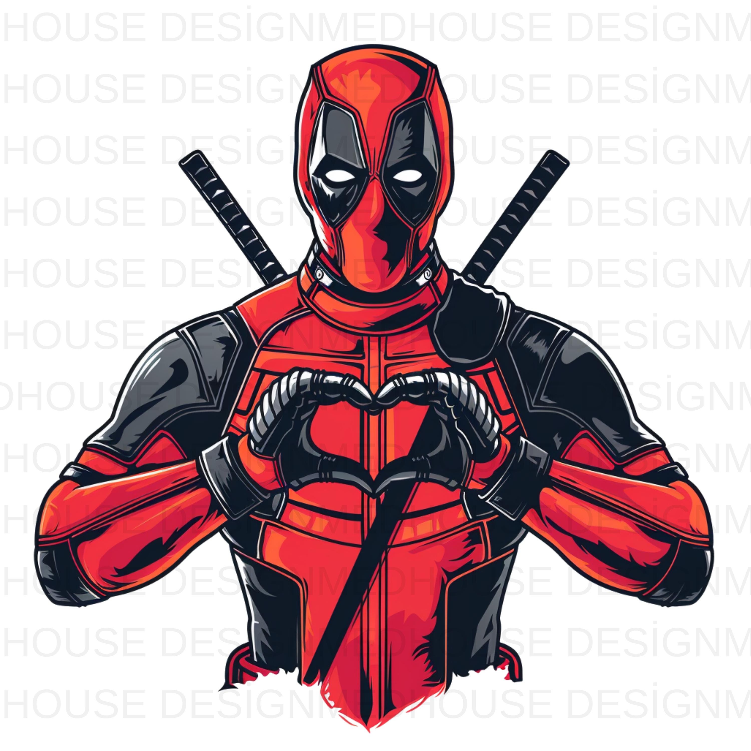 8 PNG Deadpool Lwatercolor : Splash Art, High-resolution (digital ...