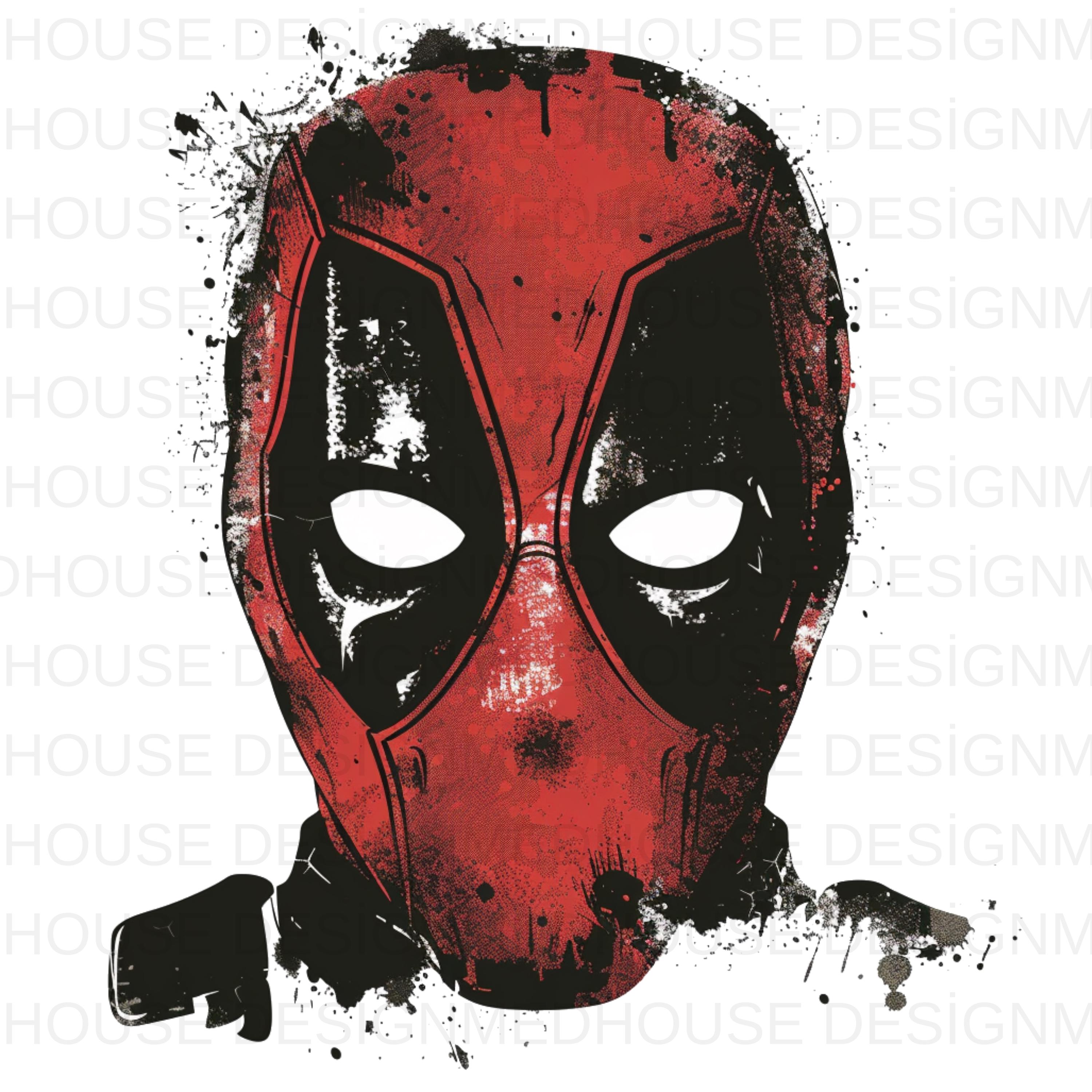 8 PNG Deadpool Lwatercolor : Splash Art, High-resolution (digital ...