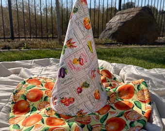 Orange you glad, Quilted Witch Hat
