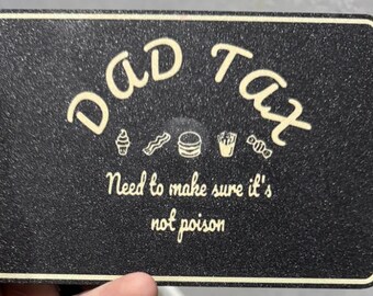 Dad Tax Father's Day Gift Coaster