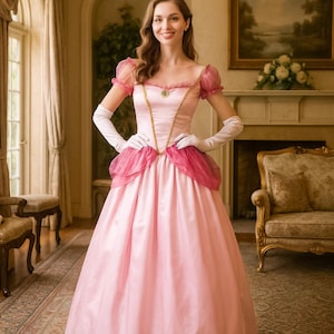 princess peach dress quenlin etsy beautiful dress inspired by princess peach