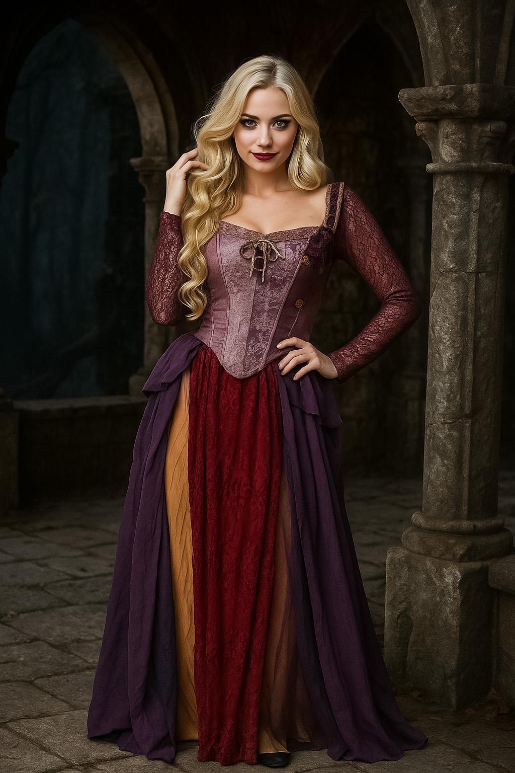 Burgundy Witch Dress - Etsy Burgundy Witch Dress - Etsy