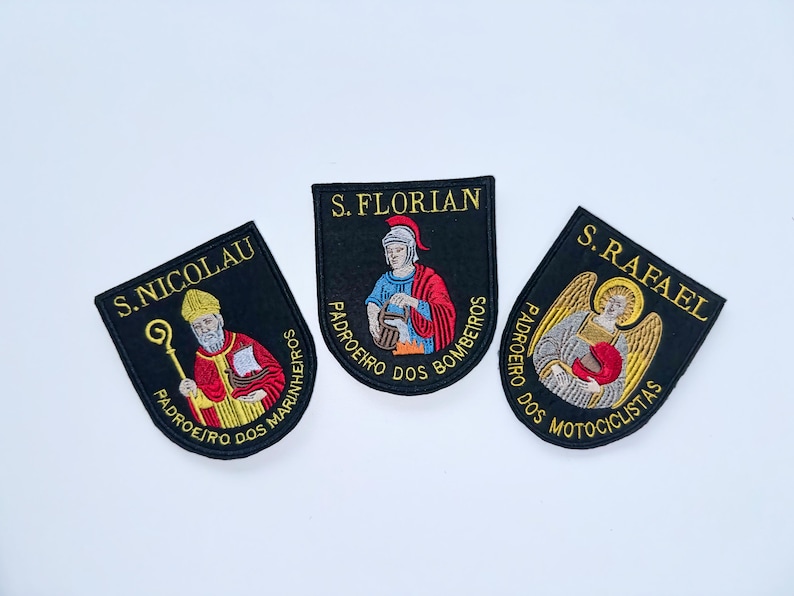 Saint Raphael – Patron of Motorcyclists Machine Embroidery Patch (3.212 ...