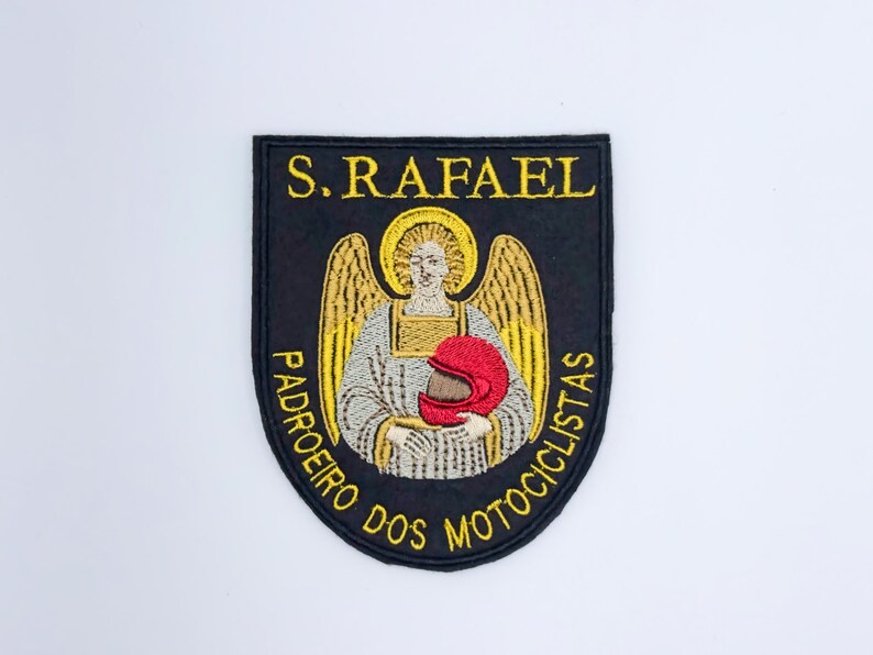 Saint Raphael – Patron of Motorcyclists Machine Embroidery Patch (3.212 ...