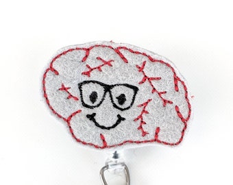 Neuro Nurse Badge Reel - Badge Reel Nurse - Neurology Badge Reel for Nurses - Neurologist - Stroke Awareness - Brain Badge Reel - Kawaii