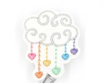 NICU Nurse Badge Reel - Badge Reel Nurse - Rainbow Nurse Badge Reel - Badge Reel for Nurses - Nurses Gift - Nurse Week - Rainbow Baby Badge