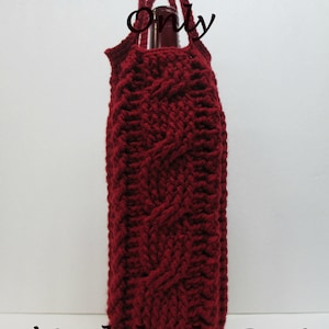 Thanksgiving Crochet Wine Bottle Tote- Crochet Wine Carrier Pattern - Crochet Wine Bottle Pattern - Crochet PDF Pattern, Digital Crochet PDF
