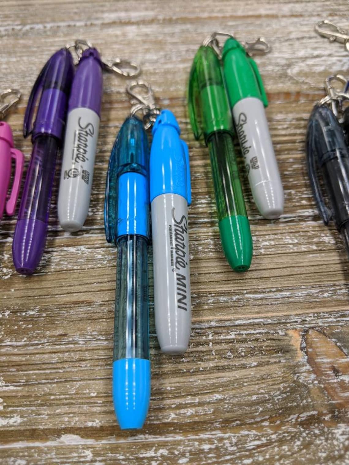 5 Pack of Mini Pen and Sharpie Keychains Sharpie for Badge Reel, Nurse ...