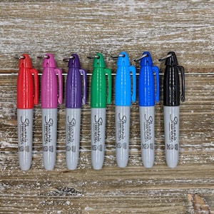Mini Sharpie for Badge Reel, Nurse Badge Reel Keychain, Badge Reel Mini Sharpie, Badge Reel Clip, Nurse Accessories, Keychain Mini Sharpie