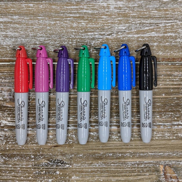 Mini Sharpie für Abzeichen Reel, Krankenschwester Abzeichen Reel Schlüsselanhänger, Badge Reel Mini Sharpie, Badge Reel Clip, Krankenschwester Zubehör, Schlüsselanhänger Mini Sharpie