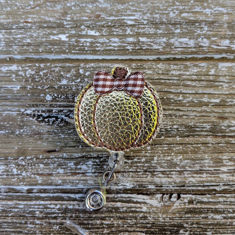 Badge Reel Badge Reel Halloween RN Badge Reel Fall NICU Pumpkin Badge Reel Badge Reel Cute Badge Reel Nurse Thanksgiving Badge Clip