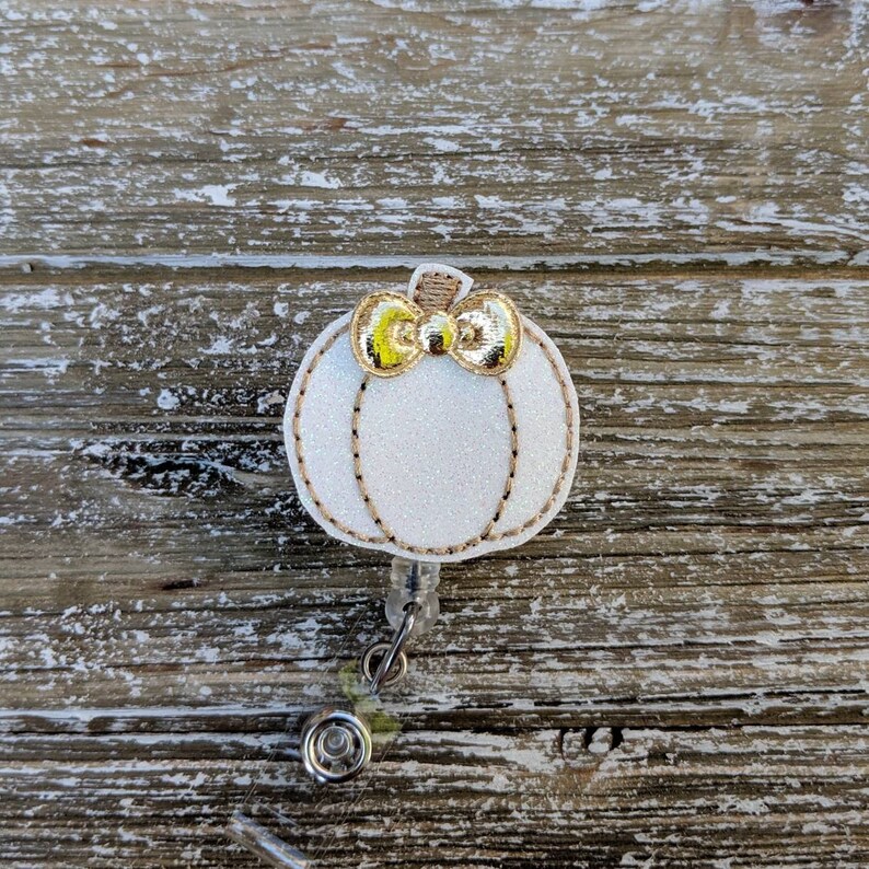 Badge Reel Badge Reel Halloween RN Badge Reel Fall NICU Pumpkin Badge Reel Badge Reel Cute Badge Reel Nurse Thanksgiving Badge Clip