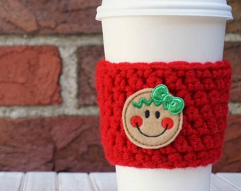 Coffee Cozy - Crochet Coffee Cozy - Stocking Stuffers for Women - Knitted Coffee Cozy - Reusable Coffee Cozy - Coffee Sleeve - Coffee Mug