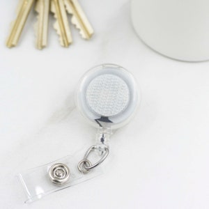 Interchangeable Badge Reel Base, Retractable Badge Reel Nurse Interchangeable, Replacement Badge Reel, Badge Reel Nurse, Badge Reel Topper image 3