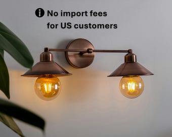 Antique Wall Sconce, Farmhouse Wall Lighting, Industrial Wall Light Fixture, Vanity Wall Lamp, Modern Bathroom Sconce, Vintage Wall Lamp