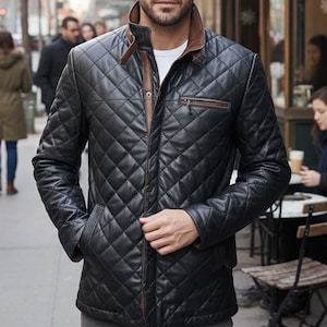 Diamond Leathers Jacket - Etsy