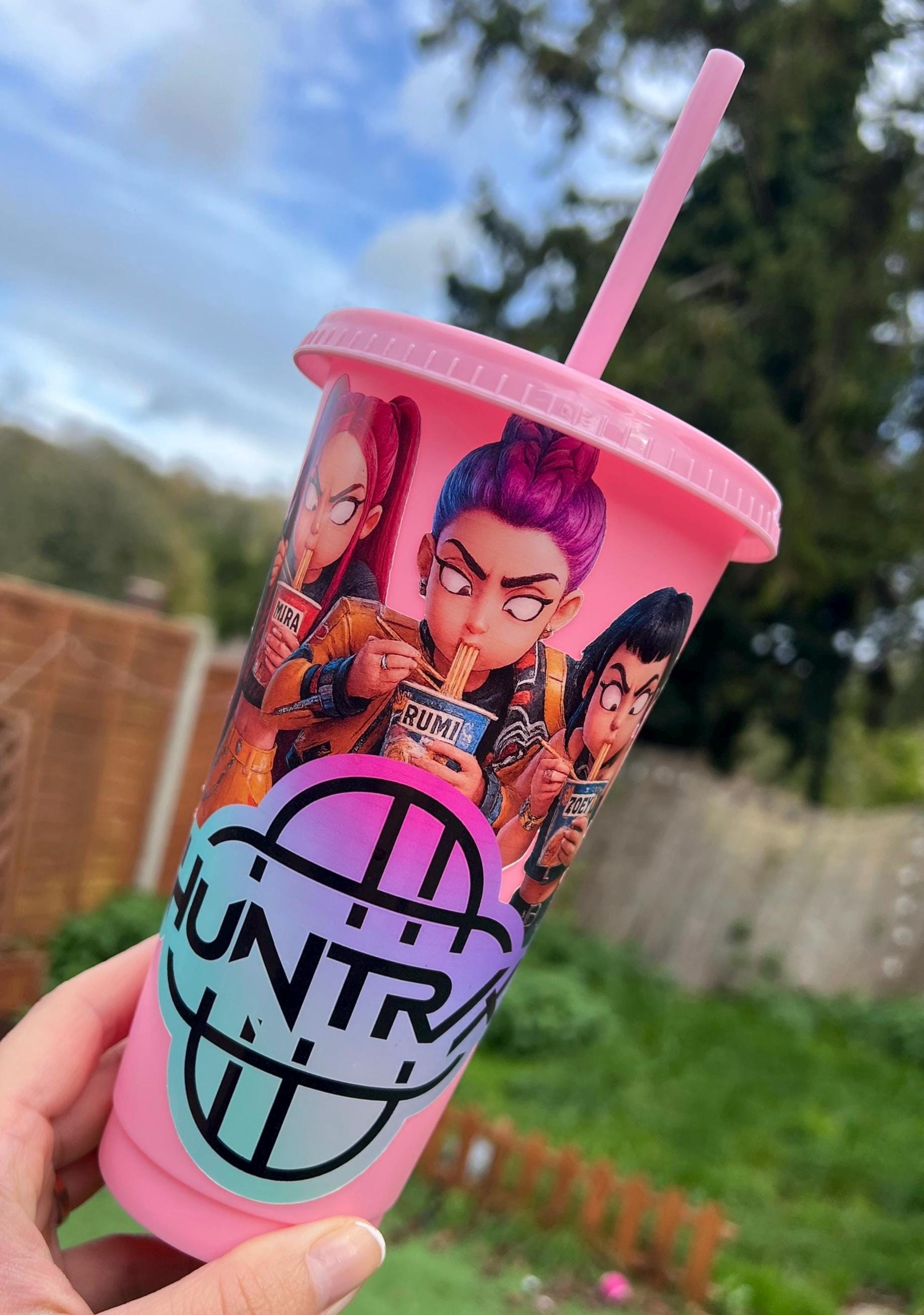 &TEAM 月狼 yzy 中華 pre order K K-pop Cold Cup. Huntrix. Rumi. Demon Hunter Inspired. - Etsy