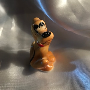 Vintage Ceramic Pluto Walt Disney Disneyland 1977 Japan Small Chip