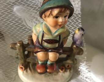 hummel boy with bird