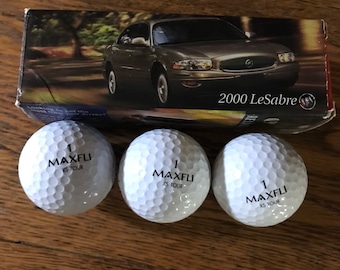 ORIGINAL Vintage 2000 Buick LeSabre Ben Crenshaw Promotional Maxfli Golf Balls in Original Box
