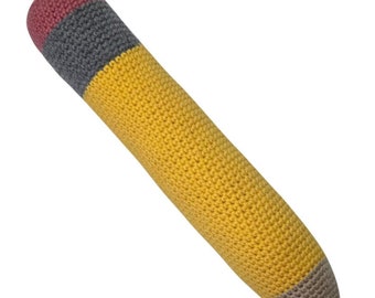 Patrón de crochet para lápiz amigurumi (PDF)