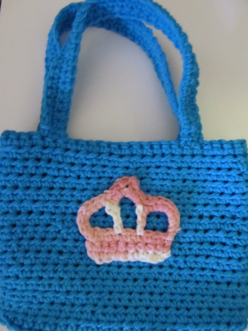 Crochet Child s Tote Bag Purse PATTERN Instant Etsy