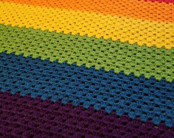 Manta de bebé arcoíris, manta