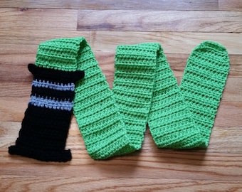 Patrón de bufanda de sable de luz, patrón de crochet