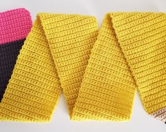 Bufanda de lápiz tejida a crochet: regalo de agradecimiento para el maestro