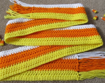 Halloween Candy Corn Scarf