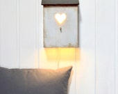 Birdhouse Lampe-graues Herz