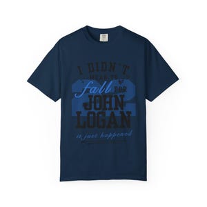 John Logan Off Campus T-Shirt Navy Blue Color