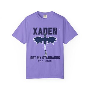 Xaden Riorson Fourth Wing Shirt Light Blue
