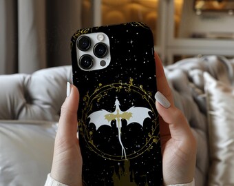 Fourth Wing Phone Case | Tairn & Andarna Fourth Wing Merch | Romantasy Bookish Phone Case