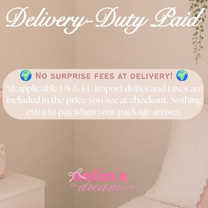 🌍 No surprise fees at delivery! Your order ships DDP (Delivered Duty Paid) — all applicable US & EU import duties and taxes are included in the price you see at checkout. Nothing extra to pay when your package arrives.