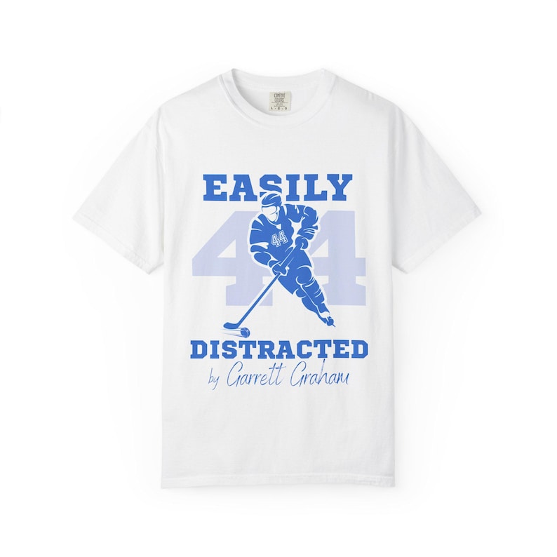 Off Campus Garrett Graham Hockey Romance Shirt White Color