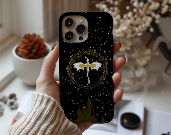 Custodia per telefono Tairn e Andarna Fourth Wing / Basgiath War College Merch per iPhone e Samsung