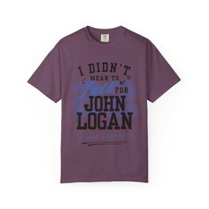 John Logan Off Campus T-Shirt Burgundy Color